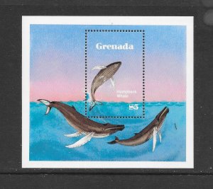 WHALES - GRENADA #1144 S/S MNH