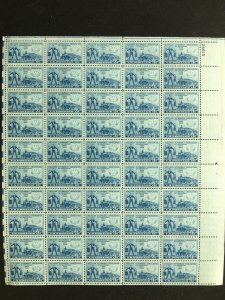 1952 sheet - AAA 50th Anniversary Sc# 1007