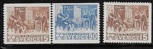 Sweden 316 - 318 mh 2018 SCV $23.05 complete set - 12842