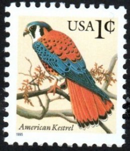 SC# 2477 - (1c) - American Kestrel, denom 1c - MNH Single