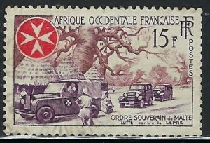 French West Africa 74 Used 1957 issue (fe7669)