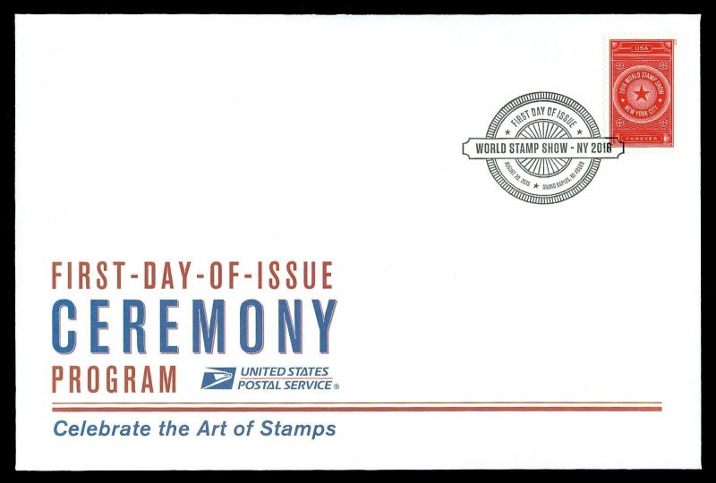 Scott 5010 Forever World Stamp Show First Day Cover with Ceremony Program Insert