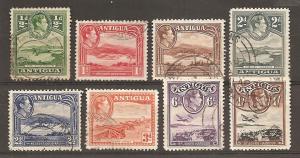 Antigua  Scott #84-91  Used  Scott CV $12.65