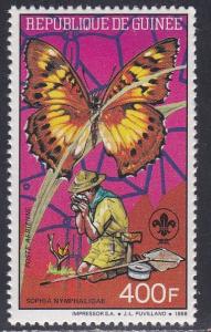 Guinea # 1092, Scouts & Butterflies, NH, 1/3 Cat.