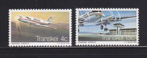 South Africa Transkei 22-23 Set MNH Planes (A)