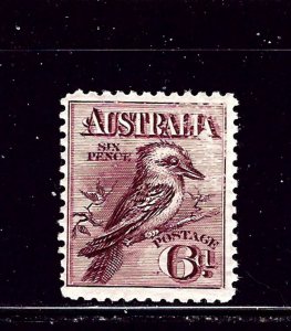 Australia 18 MNH 1914 issue   bit of color offset on back