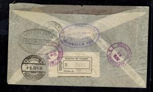 1932 Paraguay Graf Zeppelin Cover to Maplewood NJ USA LZ 127 