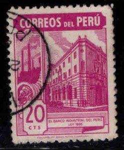 Peru  Scott  413 Used stamp Columbian printing