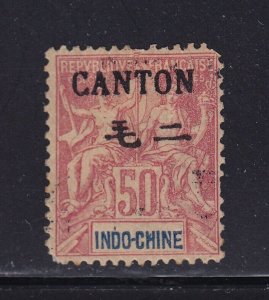 Indo China Canton scott # 26 F-VF used neat cancel cv $ 310 ! see pic !