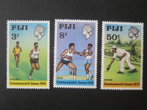 Fiji 1974 341-343 set MNH