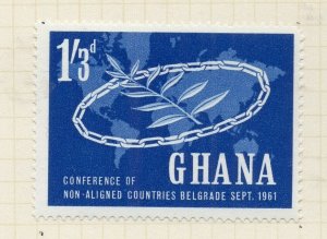 Ghana 1961 Early Issue Fine Mint Hinged 1S.3d. NW-167805