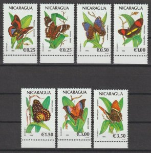NICARAGUA 1991 SG 3119/25 + MS 3126 MNH