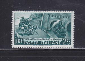 Italy 709 Set MNH Mail Coach And Train