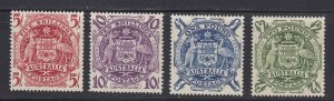 Australia #218-221 Mint Set