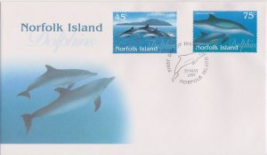Norfolk Islands Scott 621-622 Unaddressed.