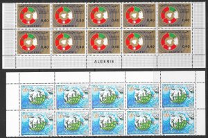 ALGERIA (86 Blocks) 695 Stamps ALL Mint Never Hinged Post Office Fresh!