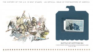 THE HISTORY OF THE U.S. IN MINT STAMPS BATTLE OF GETTYSBURG