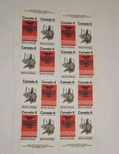 Canada 1973 #573a Set Of Plate Blocks MNH