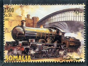 Somalia 2002 STEAM TRAINS LOCOMOTIVES 1 value Perforated Mint (NH)