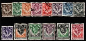 NORTHERN RHODESIA SG61/74 1953 DEFINITIVE SET FINE USED