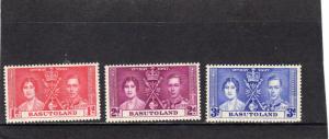 Basutoland 1937 Coronation MLH