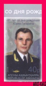 ABKHAZIA 2019 Space Famous People First Cosmonaut Astronaut Yuri Gagarin 1v imp