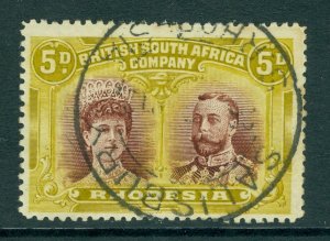 Sg 141 Ab Error Purple Brown & Ochre. Highly Stamped with a Salisbury CDS Cat-