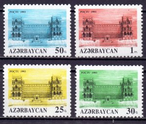 Azerbaijan. 1993. 107-10. Architecture. MNH. 