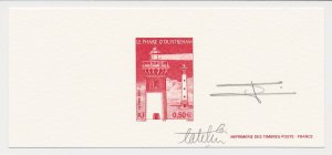 France 2004 - Epreuve / Proof signed by engraver Lighthouse D ouistreham