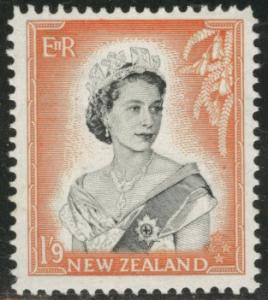 New Zealand Scott 298A MH* QE2 1953 stamp CV$9.50