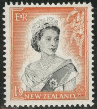 New Zealand Scott 298A MH* QE2 1953 stamp CV$9.50