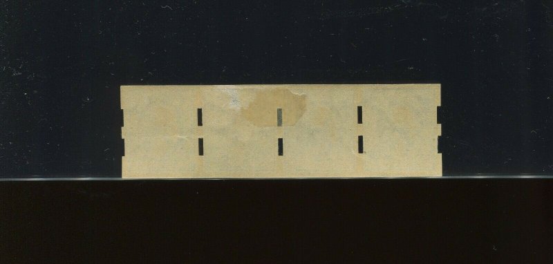 Scott 345 Washington Schermack Type 3 Strip of 4 Stamps w/3mm Spacing *RARE VAR*