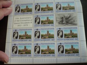Stamps - St. Vincent - Scott# 529 - Mint Never Hinged Souvenir Sheet