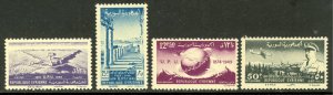 SYRIA 1949 Complete UPU Anniversary Set of 4 Sc 349-350, C154-C155 MNH