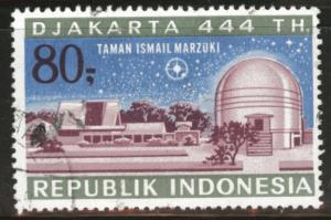 Indonesia Scott 802 used 1971 Taman Ismail Marzuki stamp