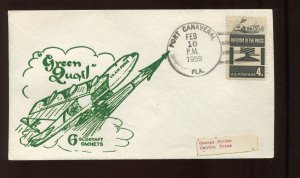 FEB 16 1959 GREEN QUAIL DECOY MISSILE GOLDCRAFT COVER (LV 1056)