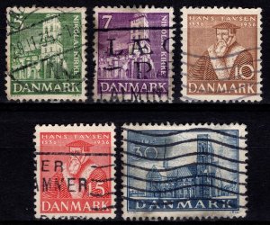 Denmark 1936 Anniv. Of Reformation, Set [Used]