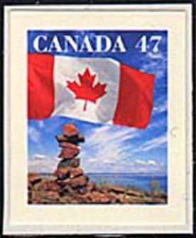 CANADA 2000,Flag Imperf from bklt MNH # 1700