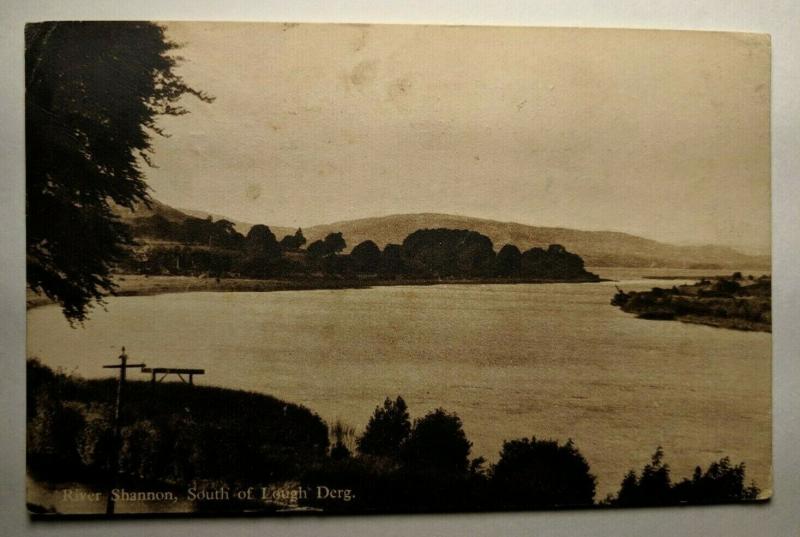 Vintage River Shannon Lough Derg to Dublin Ireland Real Picture Postcard Cover