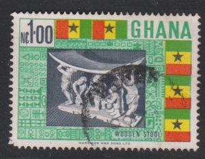 Ghana 298 Wooden Stool 1967