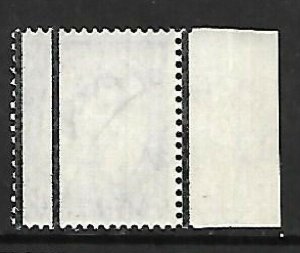 Sg 592b (S72b) 3d graphite misplaced lines 2 lines to left UNMOUNTED MINT/MNH 