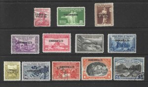 Philippines 411-424  Mint/Used Short set  SC:$12.80