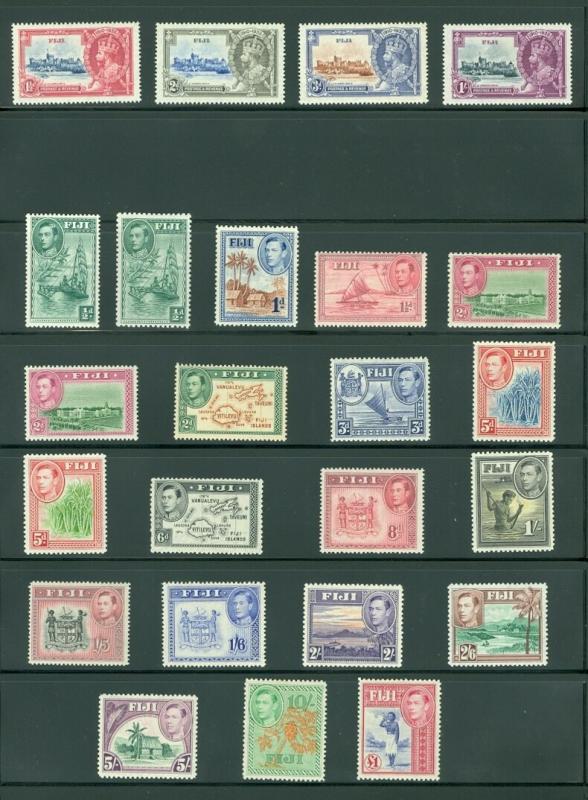 FIJI : Beautiful collection all Mint OG & in Very Fine Condition. SG Cat £402.00