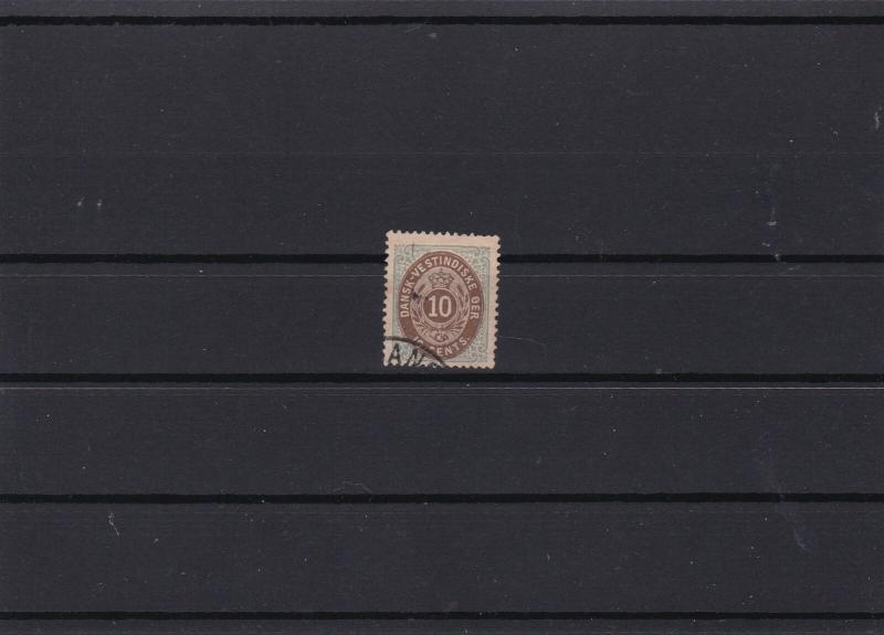 danish west indies 1873 cat £180 used  stamp ref r9681