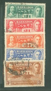 Barbados #202-206  Single (Complete Set)