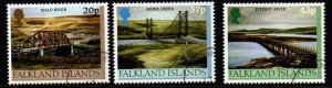 FALKLAND ISLANDS SG882/4 2000 BRIDGES USED