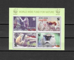 SIERRA LEONE 2004 WWF SG 4290/3 MNH