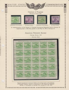 Americas Postal Stamps
