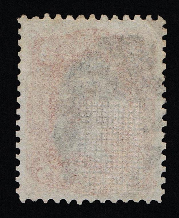 GENUINE SCOTT #94 USED CLEAR F-GRILL SCARCE SEATED MAN WITH HAT FANCY CANCEL