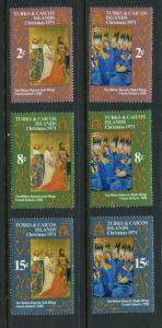 Turks & Caicos #240-5 MNH